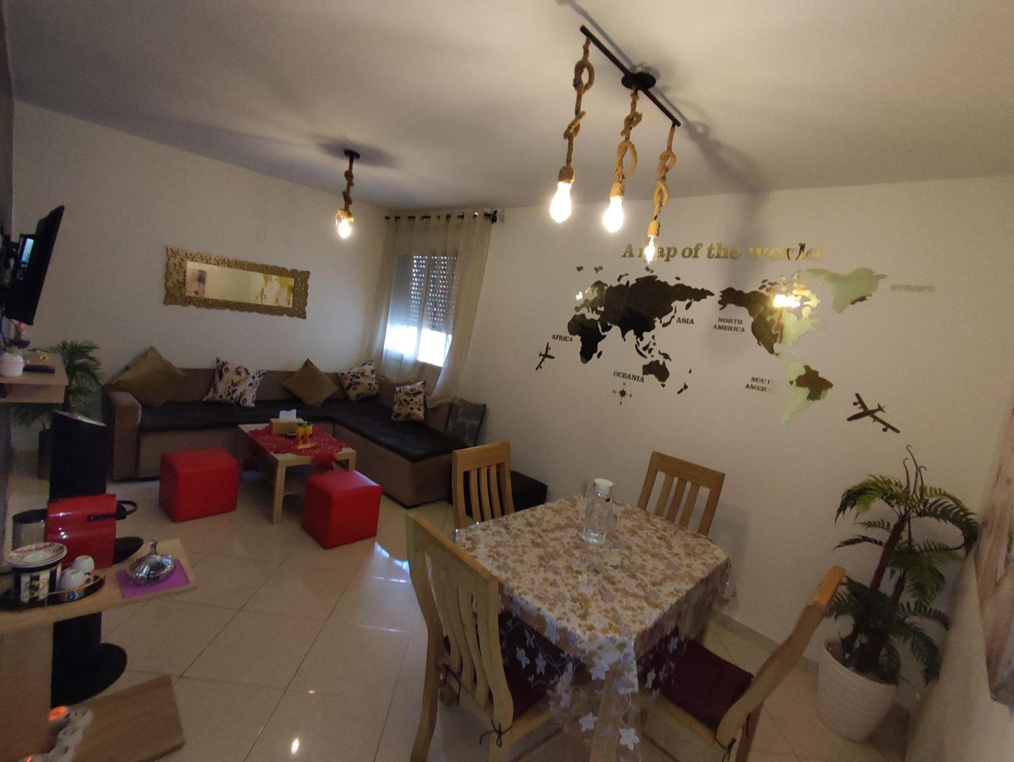 Superbe appartement au rez-de-chaussée avec clim mobile,parking et wifi gratuit Casa Blanca Exterior foto